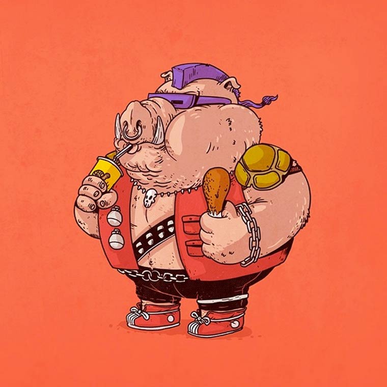 Fat-Pop-Culture-Alex-Solis-illustration-35